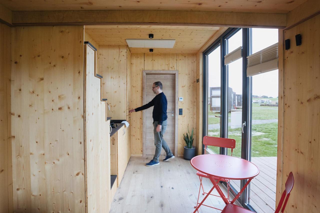 Tiny House Nature 15 Zur Meerseite - Green Tiny Village Harlesiel Carolinensiel Extérieur photo
