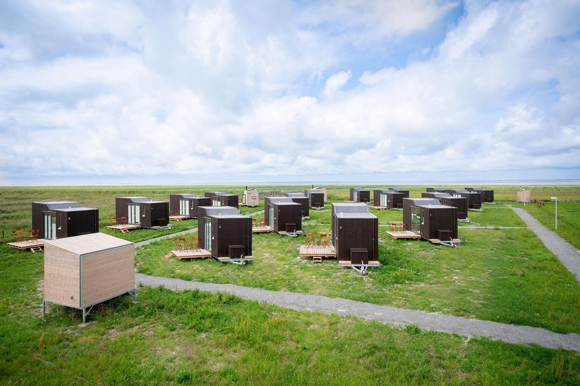 Tiny House Nature 15 Zur Meerseite - Green Tiny Village Harlesiel Carolinensiel Extérieur photo