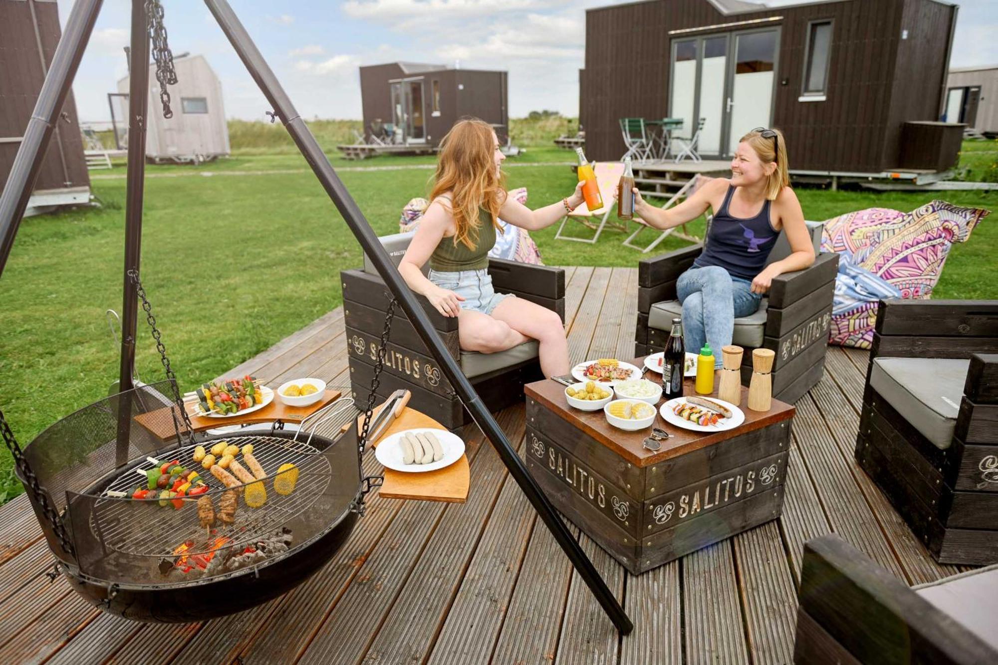 Tiny House Nature 15 Zur Meerseite - Green Tiny Village Harlesiel Carolinensiel Extérieur photo